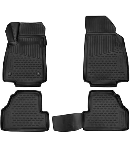 Set Tappetini Auto Per Opel Mokka I X (2017-2020) - In Gomma E Pe, Antiscivolo, Protezione Massima - Per Abitacolo E Bagagliaio