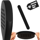 Black Padel Racket Protector with Rough Finish for Greater Protection + Sticker Padel Included 35 x 370 mm