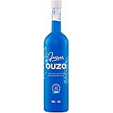 Jassas Ouzo 40% 0,7l Premium Flasche | Besonders mild | Limited Edition | Älteste Ouzo Destillerie der Welt 1856