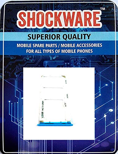 Shockware® SIM Tray Sim Card Slot Holder Compatible with Xiaomi Redmi 6 Pro : Blue