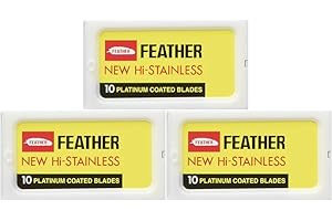 Feather - 30 ostrzy do golenia z podwójnym sznurkiem