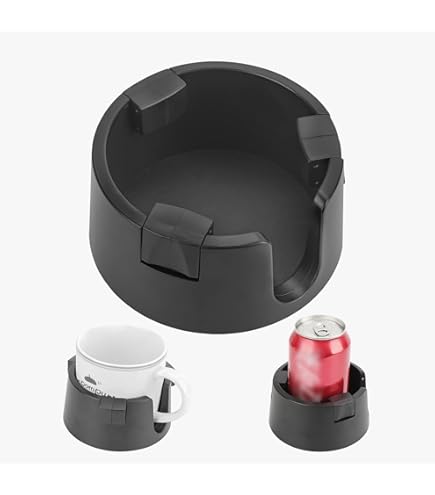 AROMUJOY Auto Getränkehalter 2 Stück - Universeller Becherhalter Selbstklebend