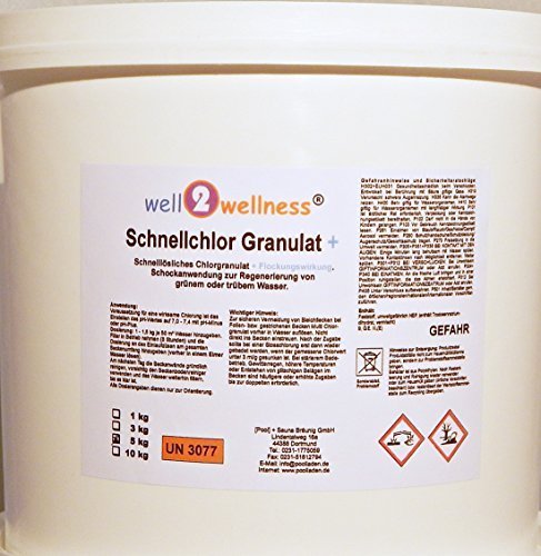 Schnellchlor Granulat+ (schnell lösliches Chlorgranulat 60% + Flockmittel) 5,0 kg