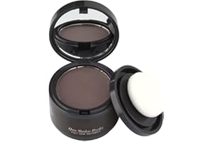 Gowwim Root Touch up Powder, Instantly Gray Hair Cover up Hairline Powder for Women & Men Waterproof and Sweatproof Root Cover Up Long-Lasting for Thinning & Loss Hair