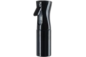 Uervoton Bottiglie spray Continuo Ultra Fine Mist Vuote Bottiglia di Acqua Barbiere Spray Bottiglie Salone Parrucchiere Strumento Dei Capelli Spruzzatore Acqua 200ML Nero