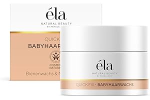 ‎ÉLA éla Natural Beauty Babyhaarwachs Quick Fix - Natürliches Haarwachs entwickelt mit Pamela Reif - Mit Bienenwachs & Bio-Mangobutter - 1 x 20 ml