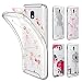 Produktbild Hülle Galaxy J7 2017 Transparent , Leathlux Weich Silikon Schutzhülle TPU Handyhülle + [5 Schlanke Plastikfolien mit auswechselbaren Zeichnungen] Crystal Clear Hülle für Samsung Galaxy J7 2017 5.5 Zoll