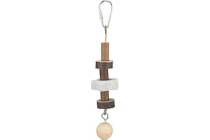 Trixie Natural Living en bois ronger avec pierre de lave, 16 cm