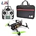 Price comparison product image LHI Full Carbon Fiber 250 mm Quadcopter Race Copter Racing Drone Frame Kit + CC3D Flight Controller + MT2204 2300KV Brushless Motor + Simonk 12A ESC Brushless Speed Controller + 5030 Propeller+ FlySky FS-T6 for FPV (Assembled)