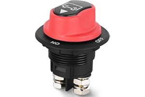 Gebildet Sezionatore Batteria 100A Isolatore Master Disconnect 12V-32V Interruttore On Off Interruttore di Alimentazione Resistente Impermeabile per Barche Auto RV ATV UTV Yacht