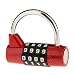 Imported 4 Digit Combination Padlock Travel Luggage Locker Security Lock - Red S RS.620.00