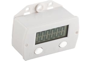 KIMISS Contatore di File Digitale Elettronico per Macchina per Maglieria Sentro Contatore di File Magnetico Contatore di Conteggio per Macchina per Maglieria, Contatore Digitale in ABS