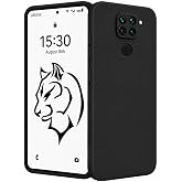 URUCHI Redmi Note 9 Pro ile Uyumlu Kılıf, İ&ccedil;i Kadife Kaplamalı İnce Sıvı Silikon Kapalı Kamera Tam Koruma Yumuşak Silikon Kap