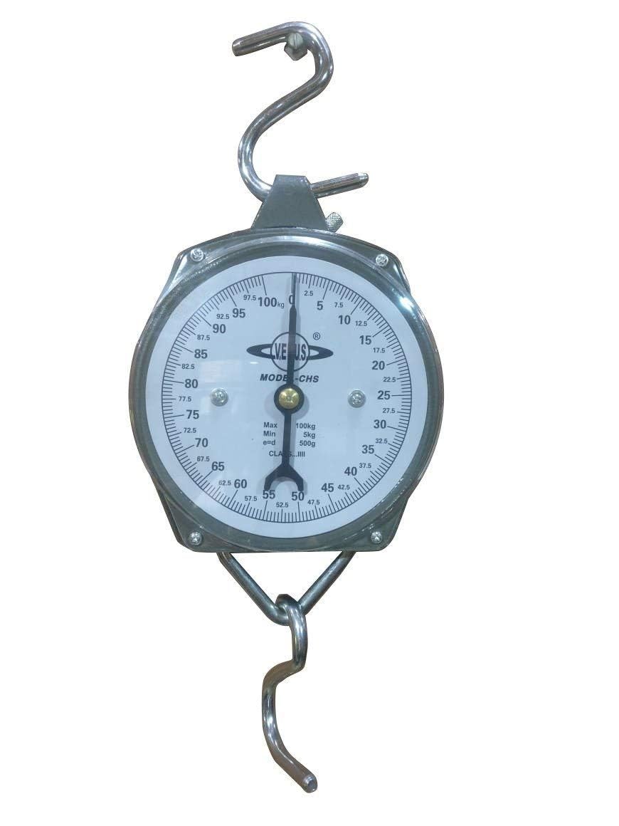 Atipriya Venus Commercial Hanging 100 Kg Grey colour Weighing Scale/kata 100 kg/best metal quality