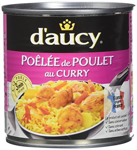 d'aucy Poêlée de Poulet au Curry 290 g