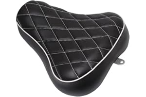 QOPUYNH Selle Sièges Siège Solo De Conducteur Avant De Moto en Diamant Noir, pour Ha&rley pour Sportster 883 1200 1100 XLH1100 pour Roadster XLS 1983 – 2003