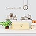 Price comparison product image Coffee Mate Living Room Bedroom Children's Room Kitchen Background Decoration Stickers Removable Wall Stickers 45x60cm