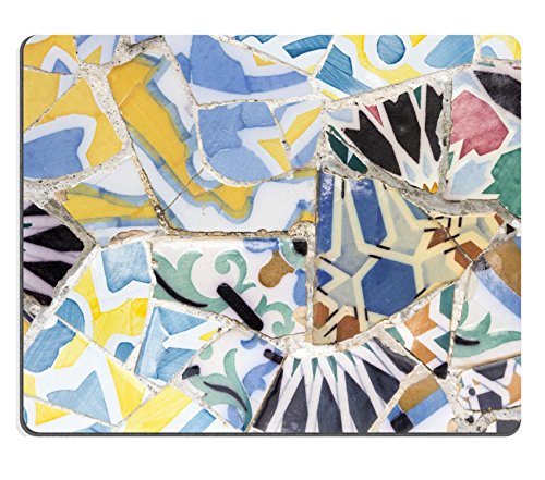 Liili Mauspad Naturkautschuk Mousepad Detail der berühmten Gaudi der längsten Bench Bild-ID 23045760