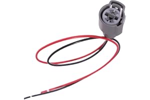 DSPARTS Coolant Temperature Temp Sensor Oil Pressure Switch Plug Wire Pigtail Fit for Honda CIVIC PRELUDE ACCORD B/D/H/F Engines VTEC 12" Long