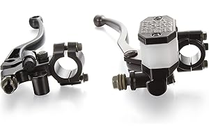 Skyplanet Left and right 7/8" 22mm Universal Motorcycle Brake Clutch Master Cylinder Lever for Suzuki GN125 GS125