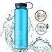 Produktbild 720°DGREE Trinkflasche simplBottle Wasserflasche aus Tritan 1l, 1000ml | Auslaufsichere Flasche mit Weithals für Sport, Outdoor | Perfekte Sportflasche Blau - BPA Frei | Gym Bottle - Robust