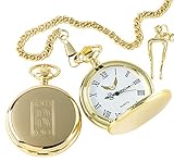 Rolls Royce Gold Taschenuhr und Holz Display Ständer 24 Karat vergoldet Luxus giftand Fall Spirit Phantom Ghost