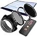 Produktbild LUMOS 6er Zubehör Set mit 55mm Gegenlichtblende UV Filter CPL Polfilter Graufilter ND1000 Etui und IR Fernauslöser / passend zu Sony Kamera Alpha 55 65 68 77 99 und Objektiv mit 55mm Filtergewinde DT 18-55 mm 3.5-5.6 SAM II SAL35F18