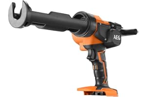 AEG Pistolet à Cartouche Sans Fil 18V BKP18C2-310-0 – Pression Contrôlée, Recharge Rapide, 300ml – Idéal Silicone, Mastic, Colle – Batterie Non Incluse