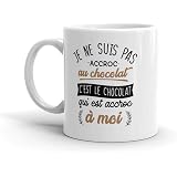 Mug Drôle "Je Travaille Dur Pour Que Mon Chat Ait Une Vie Meilleure" – Blanc, ADS