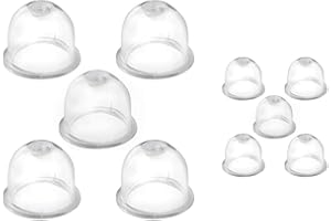 JinYu Paquete de 10 bombillas de repuesto para bomba de carburador 188-12 188-12-1 188-14 41331212700 01201 12318140630 0057030 (19 mm+22 mm/10 piezas)