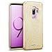Produktbild Conie Glitzerhülle kompatibel mit Samsung Galaxy S9 Plus, Funkelnde Silikon Hüller Glitzer Rutschfeste Oberfläche passgenaue Hülle in Gold