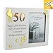 50th Birthday Photo Frame Gift New Boxed 4" x 6" Light Up