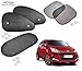 Auto Pearl - Premium Quality Car Auto Window Side Chipkoo Sunshade Curtains - Hyundai I10 Grand 2017 RS.399.00