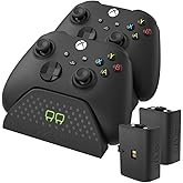 Venom Twin Charging Dock with 2 x Rechargeable Battery Packs - Black (Xbox Series X & S/Xbox One)