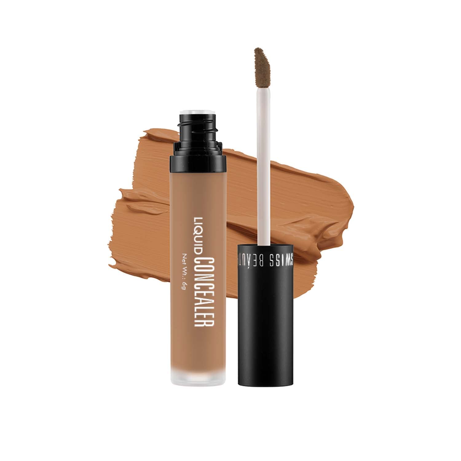 Swiss Beauty Liquid Light Weight Concealer With Full Coverage |Easily Blendable Concealer For Face Makeup With Matte Finish |