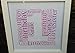 Little Miss Scrabbled - 1st Birthday Frame - Word Art Frame - 1st birthday Son Daughter