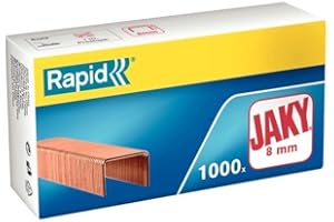 Rapid 11720101 Zszywki Jaky 8, pokryte miedzią