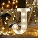Produktbild Dicomi LED Leuchte Fernsteuerung 26-Alphabet Licht Partei Hochzeit Weißem Plastikbuchstaben J-Weiß