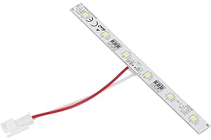 JUMPLUSHION Kühlschrank-Lichtleiste W27-105 Ersatzteil, 12 x 1 cm Kühlschrank-Lichtleiste, einfache Installation