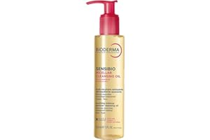 BIODERMA Sensibio Olio Micellare - Deterge, Strucca, Lenisce - Rimuove il Trucco Waterproof da Occhi e Labbra - Pelle Sensibile - Flacone a Pompa 150 ml