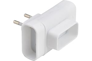 Debflex 714780 - Presa tripla a 2 poli da 6 A, colore: bianco