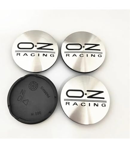 DBFDAQ 4 Tappi Coprimozzi Centrale, per OZ Racing O.Z 59mm Auto Emblemi Borchie Cerchi Decorazione Accessori