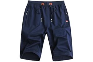 Csqtongan Pantalones deportivos para hombre, pantalones cortos para hombre, pantalones cortos de verano, algodón, pantalones cortos de deporte, elásticos, para gimnasio, con bolsillo