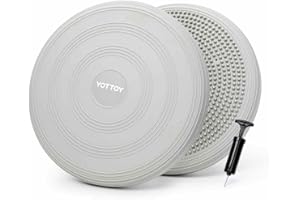 YOTTOY Wobble Cushion - Engage Core Stability with our Extra Thick Premium Balance Disc for Adult Balance and Sensory Wiggle Seat for Kids