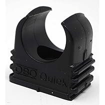 OBO Bettermann M16 Colliers Serrage Rapide OBO Bettermann Lot 50 M16 - Fixation Tubes Acier Métriques Colliers Rapides M16 Tubes Acier