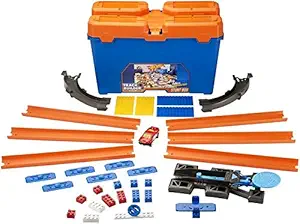 Hot Wheels Starter Track Builder Stunt Box, Multi Color