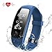 Produktbild DBPOWER Fitness Tracker mit Herzfrequenz, IP67 Wasserdicht Fitness Armbanduhr mit Activity Tracker, Schlafmonitor,mit Kalorienzähler,Schrittzähler für Android und IOS (Blau)