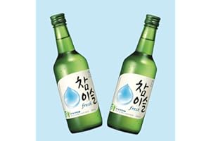 KOREAN MARKET Jinro Chamisul - Soju Coreano Bebida - 350ml - (Pack de 2 uds.) (Fresh)