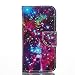 Produktbild Nancen Samsung Galaxy S5 / I9600 SM-G900F (5,1 Zoll) Hülle, Painted Bunt PU Leder Handytasche Bookstyle Flip Case - Praktisches Design mit Magnetverschluss Standfunktion Brieftasche und Karten Slot Hochwertige Wallet Etui /Lederhülle / Handy Schutzhülle Cover