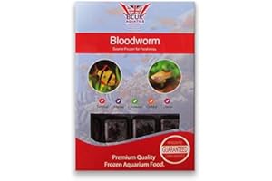 ONMOG BCUK Frozen Fish Food Bloodworm Blister Pack 100g x5